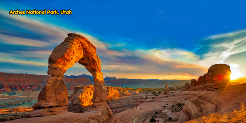 Arches national park utah view