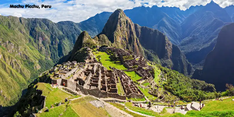 Machu picchu peru view.