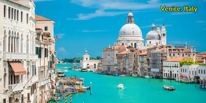 Romantic view in Venice, Italy