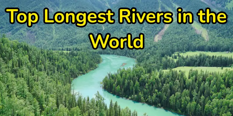 Top 10 longest rivers in the world.
