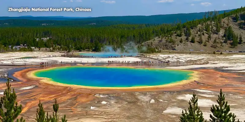 Zhangjiajie national forest park in china